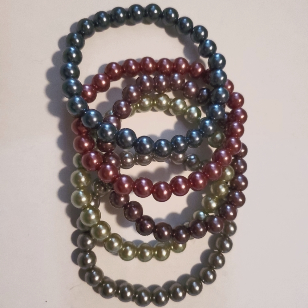 Premier Designs beaded bracelets